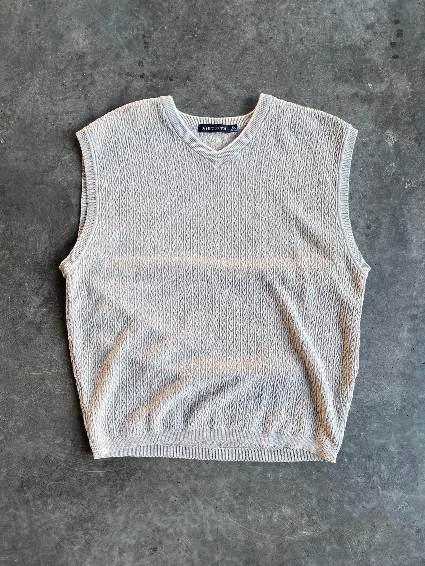 Vintage Ashworth Sweater Vest - XL