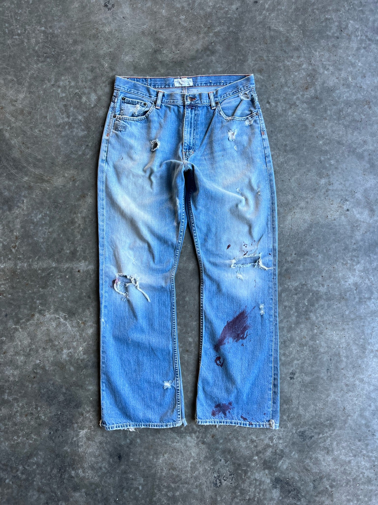 Hotsell Painted american eagle skeleton jeans