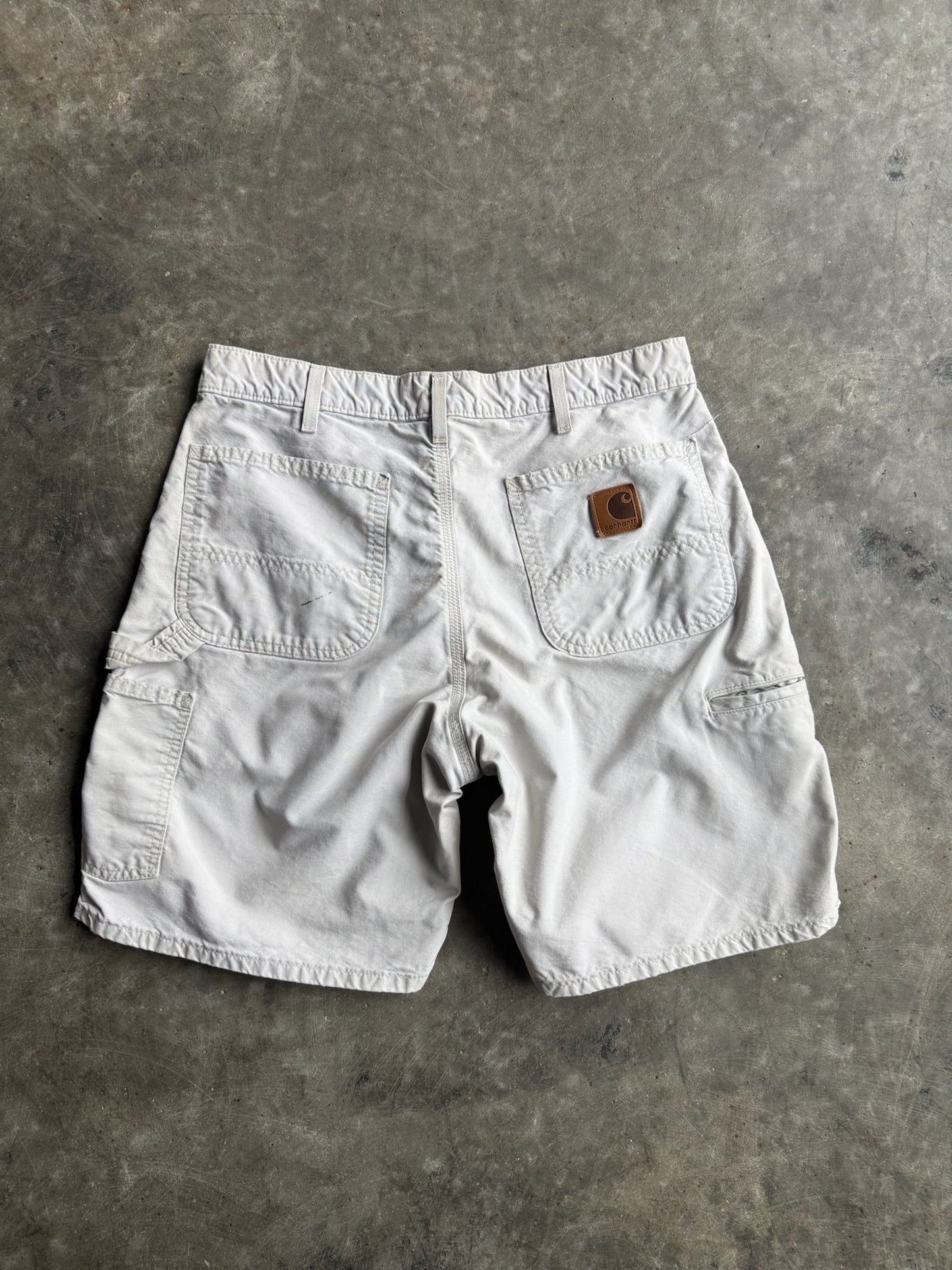 Vintage Beige Carhartt Cargo Shorts - 33