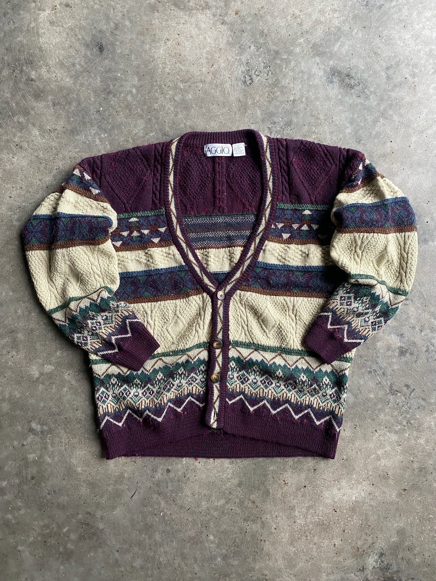 Vintage Aggio Cardigan - L