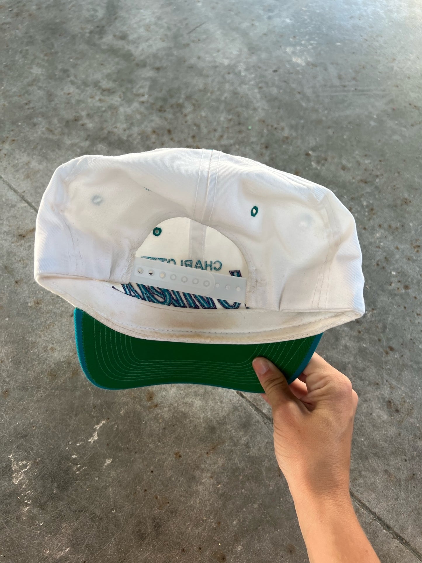 Vintage Charlotte Hornets Snap-Back Hat