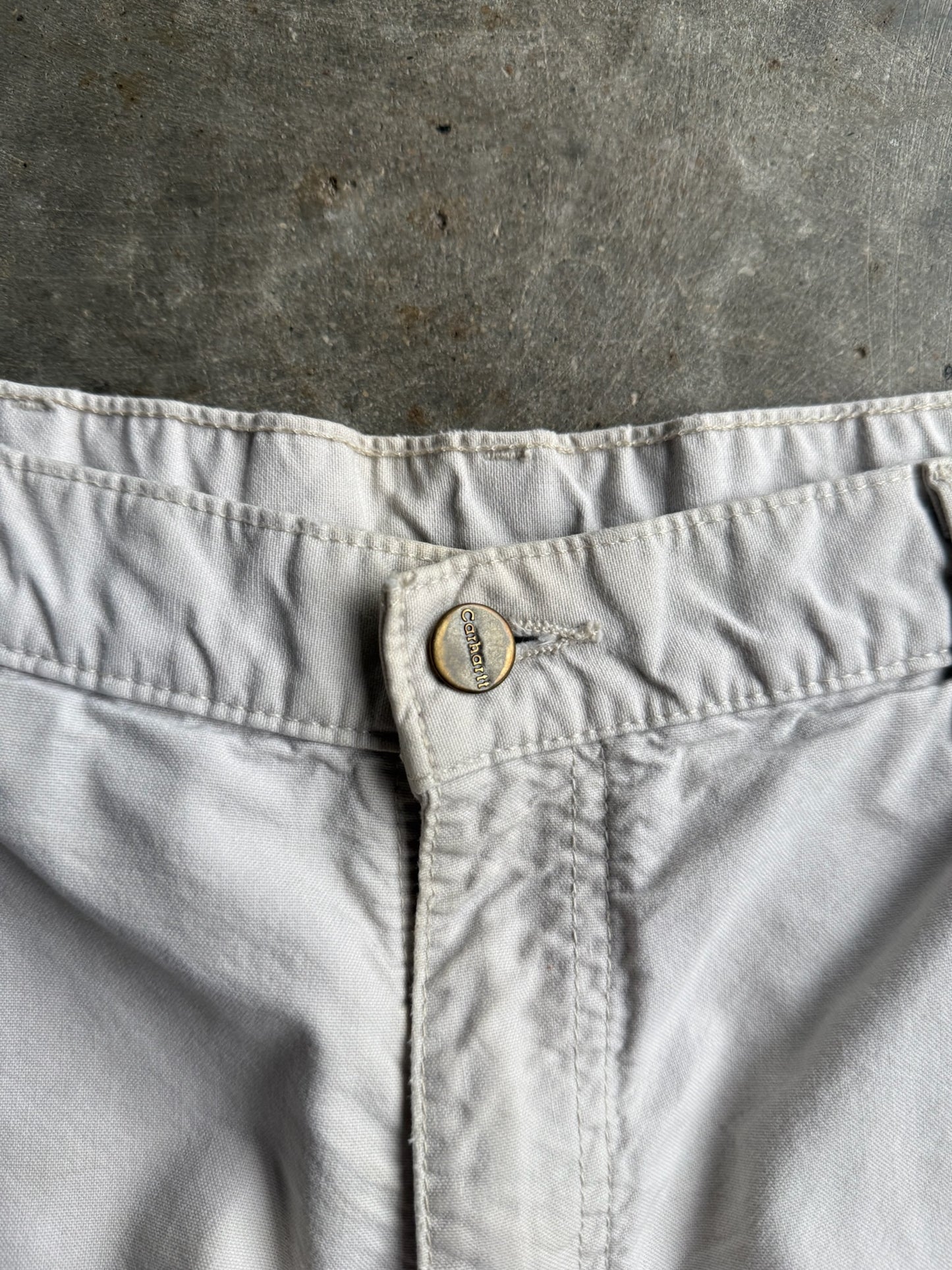Vintage Beige Carhartt Cargo Shorts - 33