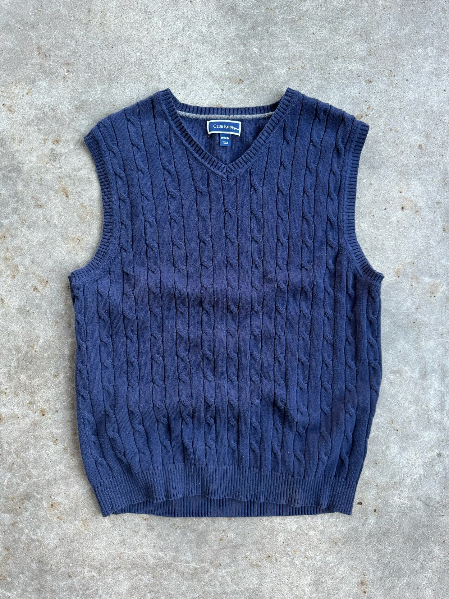 Vintage Club Room Sweater Vest - M