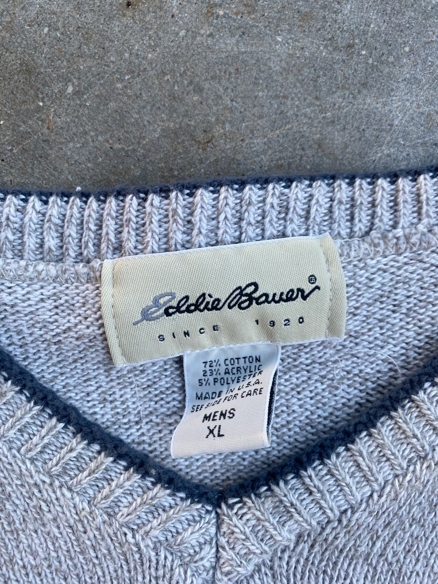 Vintage Eddie Bauer Sweater Vest - XL