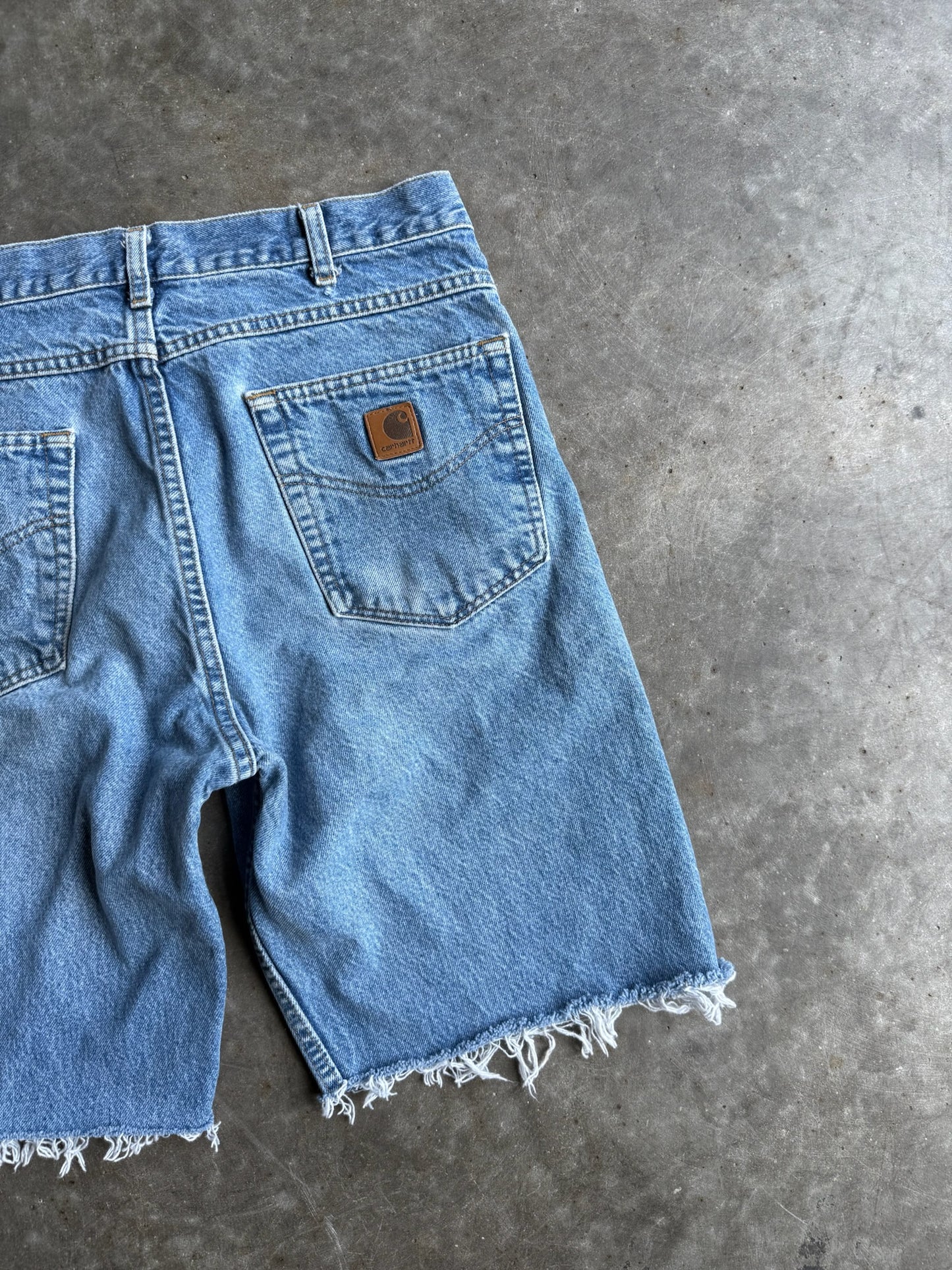 Vintage Carharrt Denim Shorts - 32