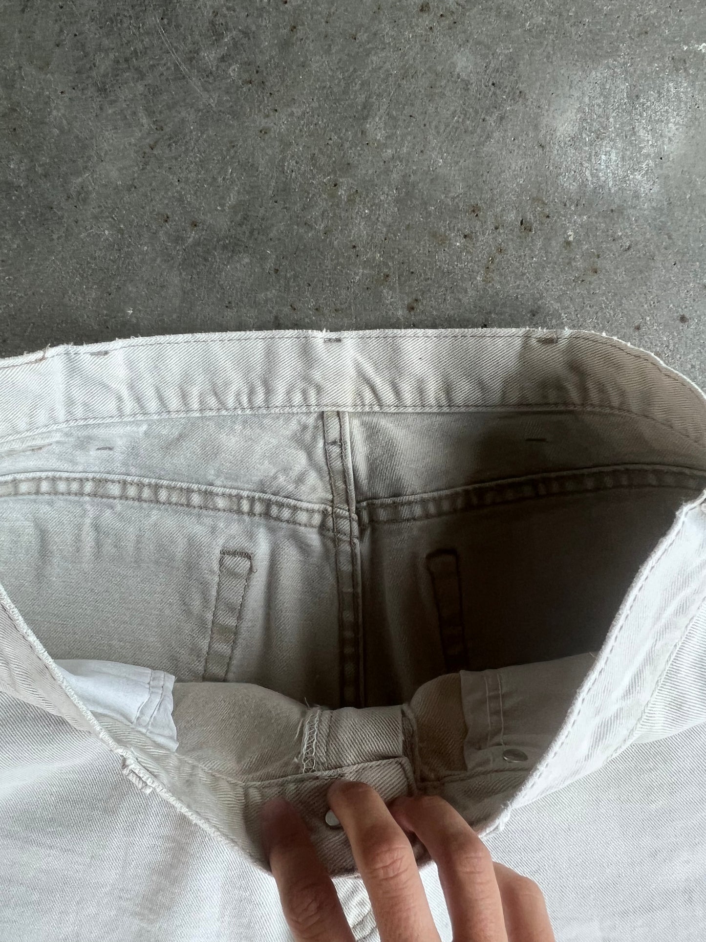 Reworked Lee Denim Shorts - 32