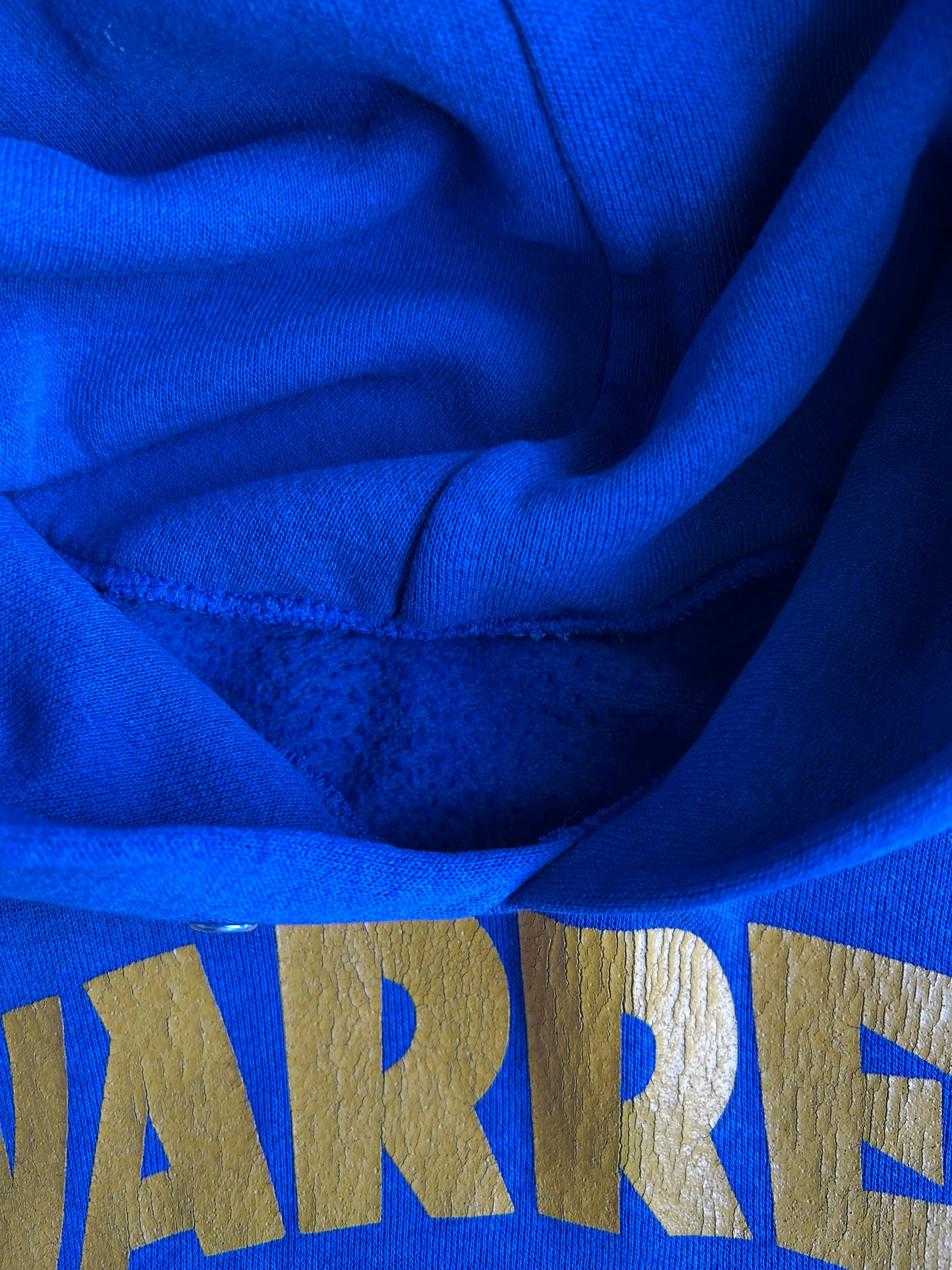 Vintage Royal Blue/Yellow Warren Blue Devils Hoodie - M