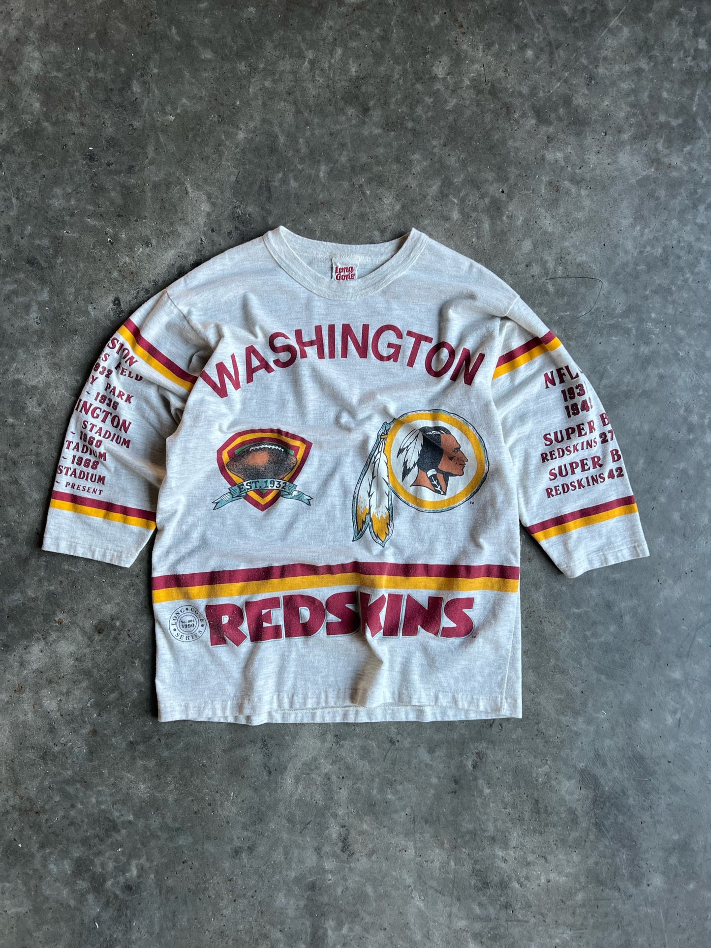 Vintage Washington Redskins Long Gone Shirt - L