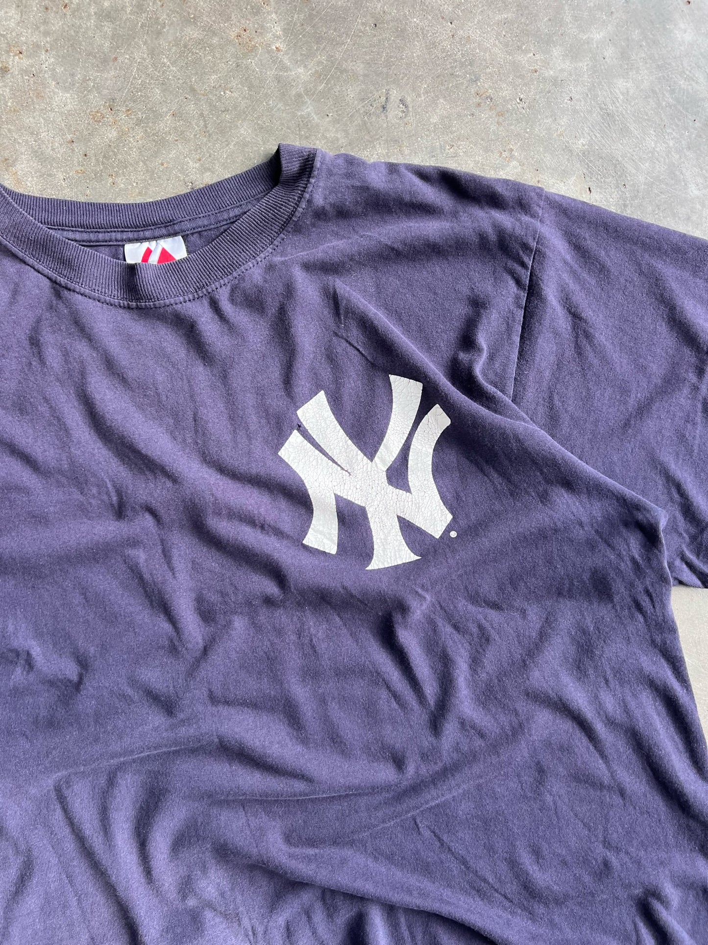 Vintage Navy New York Yankees Shirt - XL