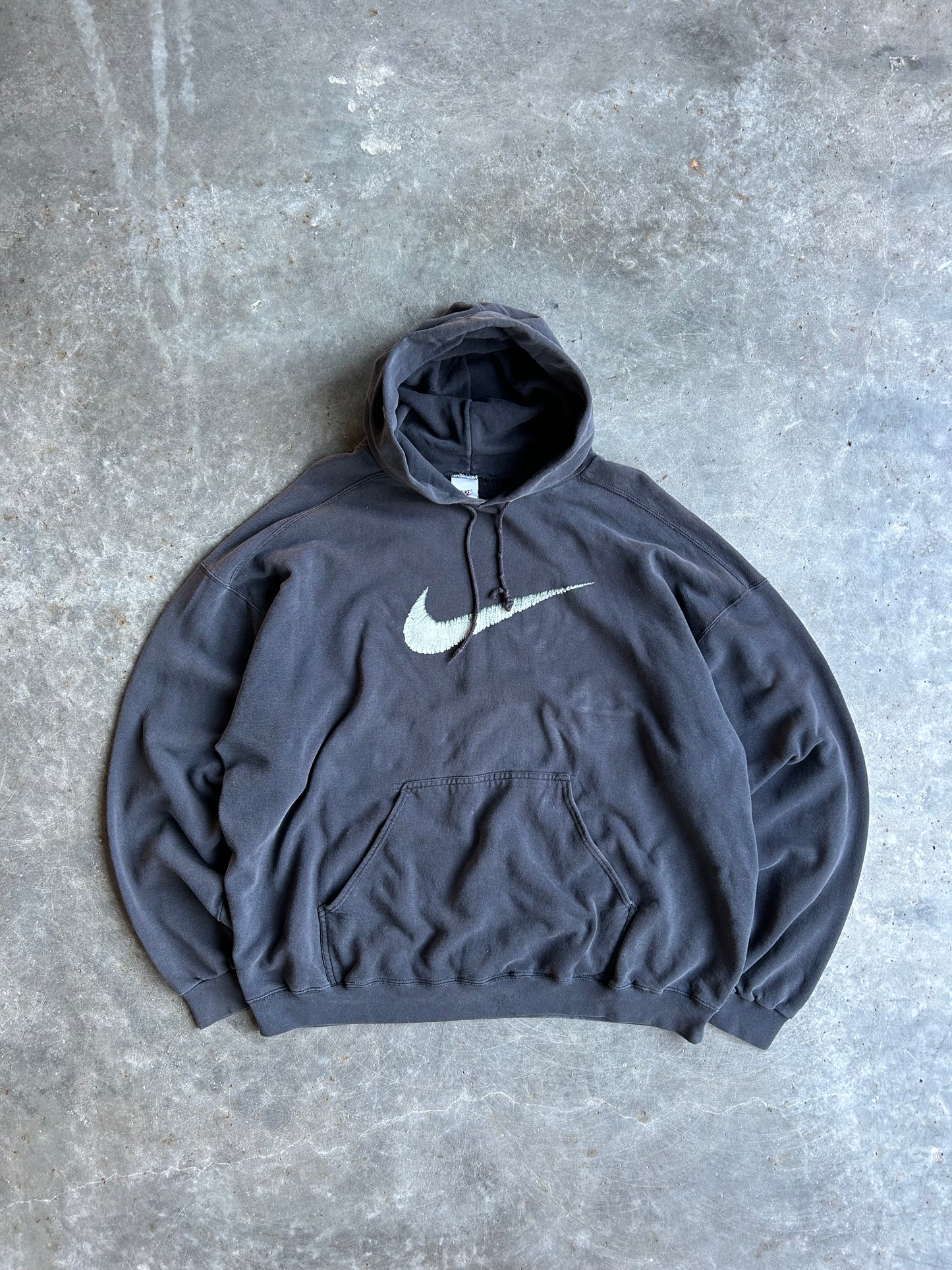 Vintage Black Nike Hoodie - XL