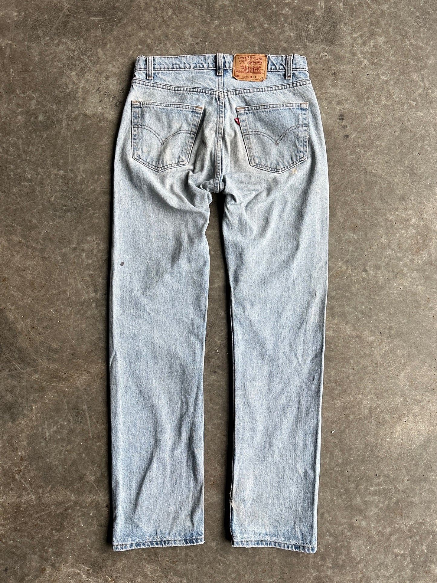 Vintage 505 Levi’s Light Wash Denim Pants - 34