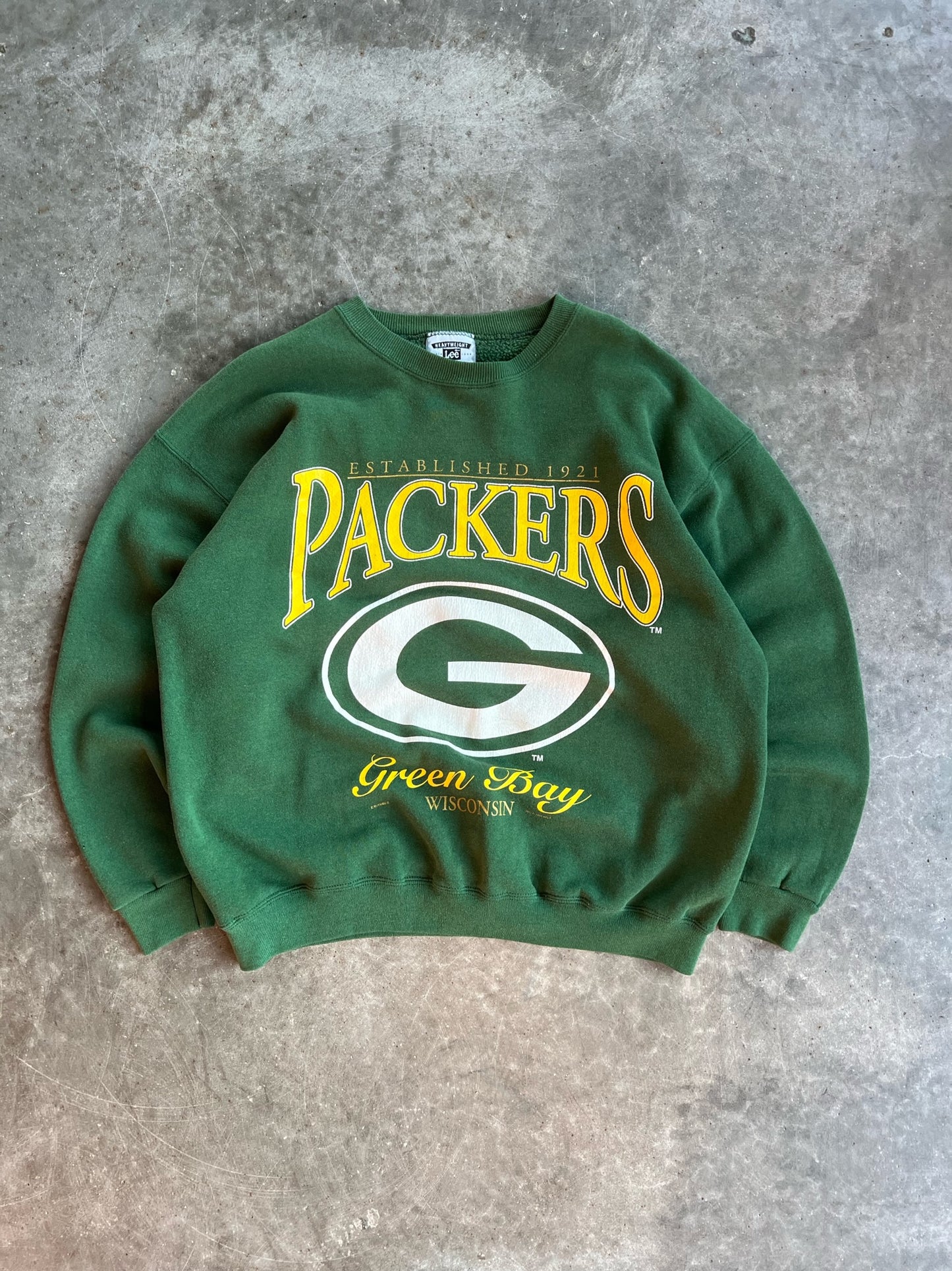 Vintage Green Bay Packers Crew - XL