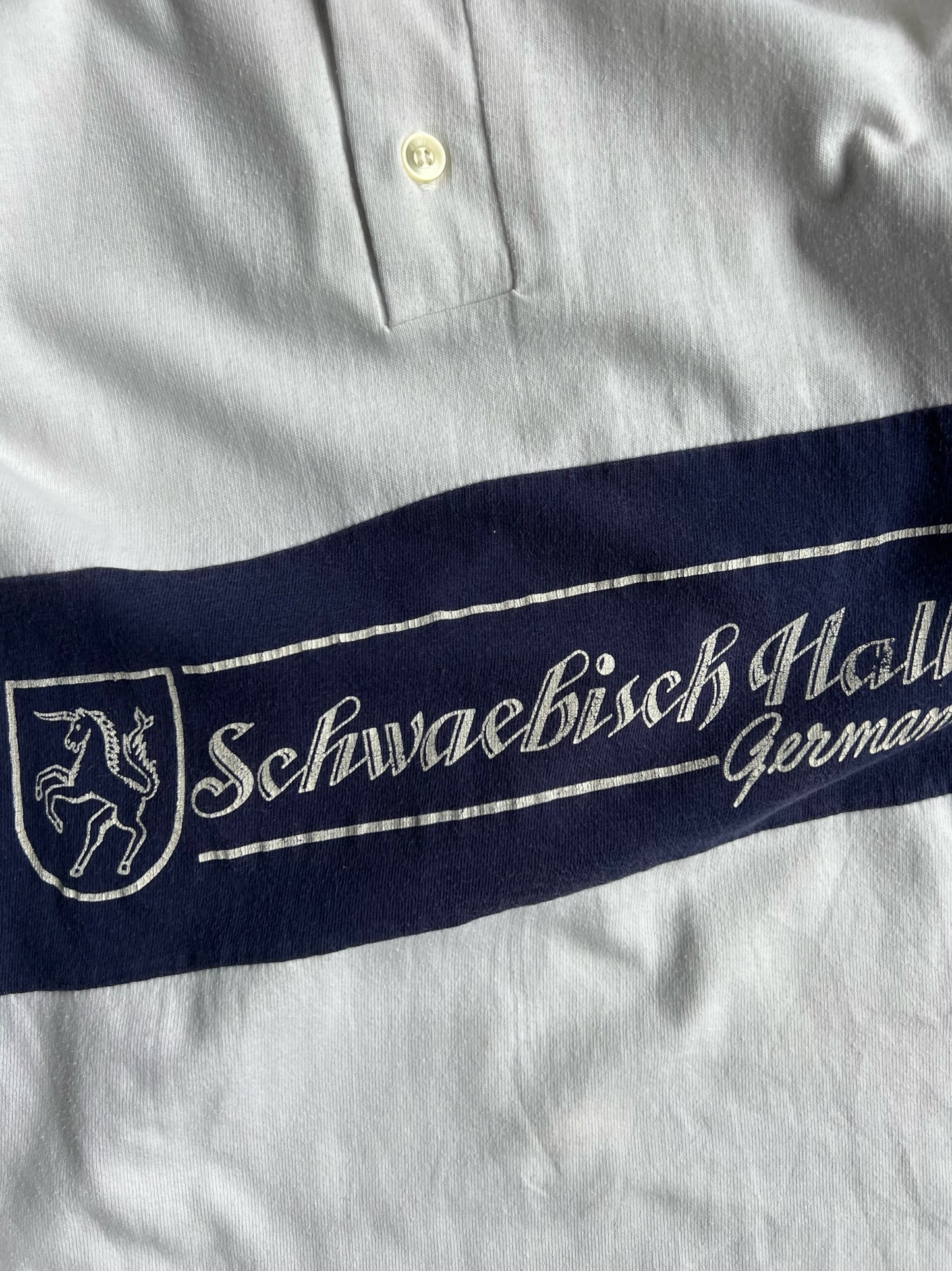 Vintage Germany Long Sleeve Polo - M