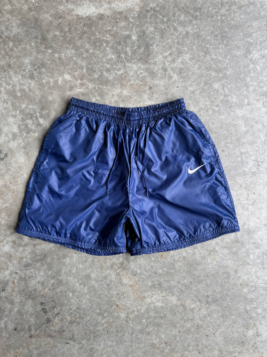 Vintage Reworked 90s Navy Nike Shorts - YL