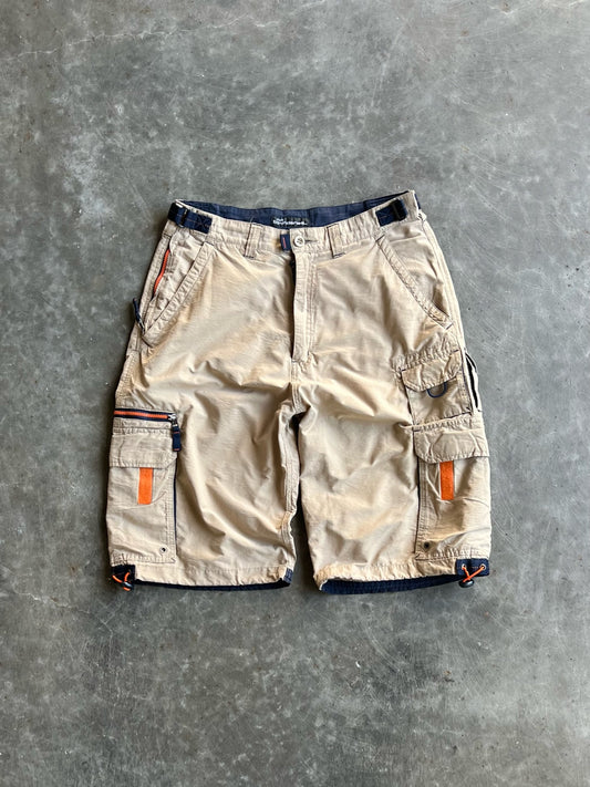 Vintage No Boundaries Khaki Cargo Shorts - 32