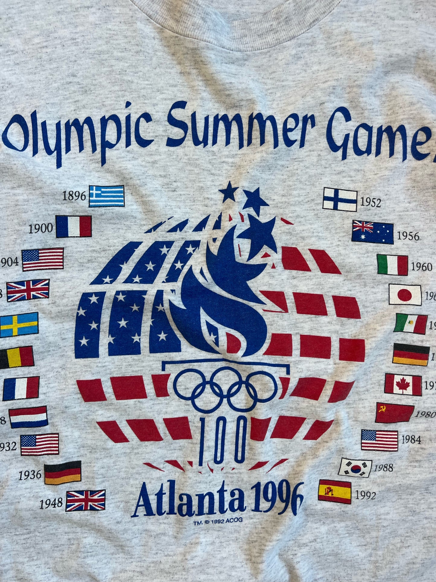 Vintage Atlanta Olympic Summer Games Shirt - L