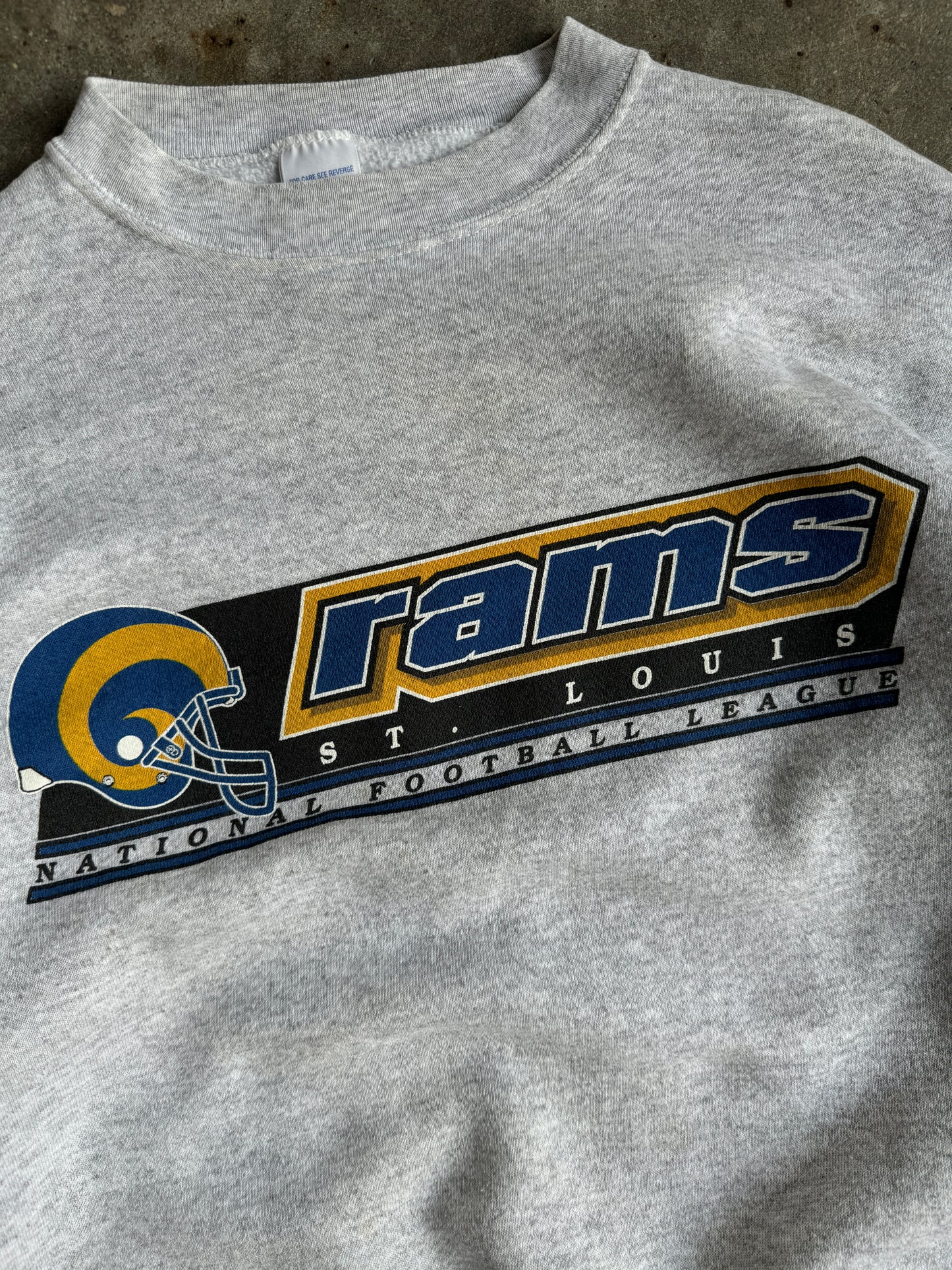 Vintage St Louis Rams NFL Crew - L