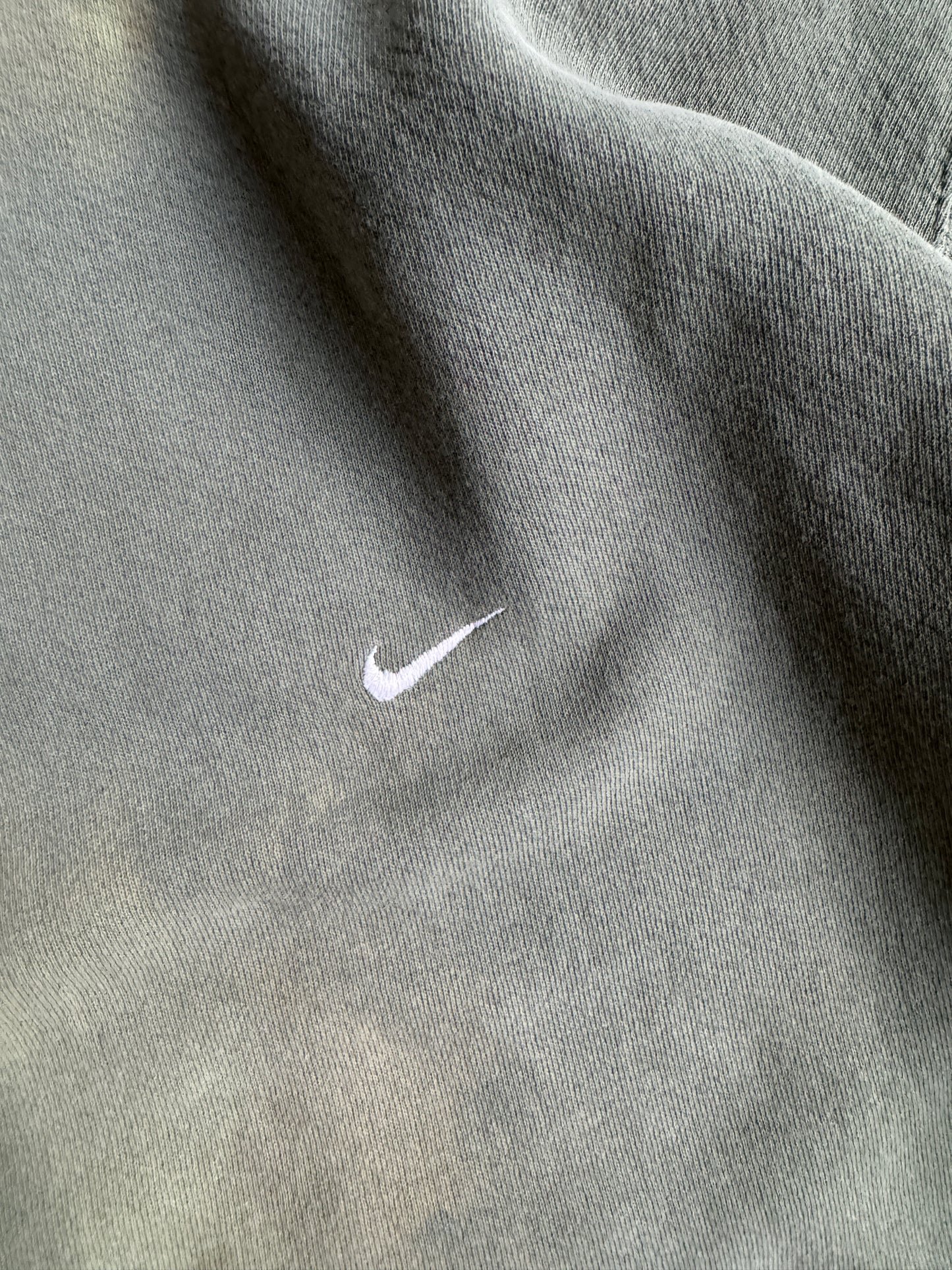 Vintage Green Mini Swoosh Nike Crew - XL