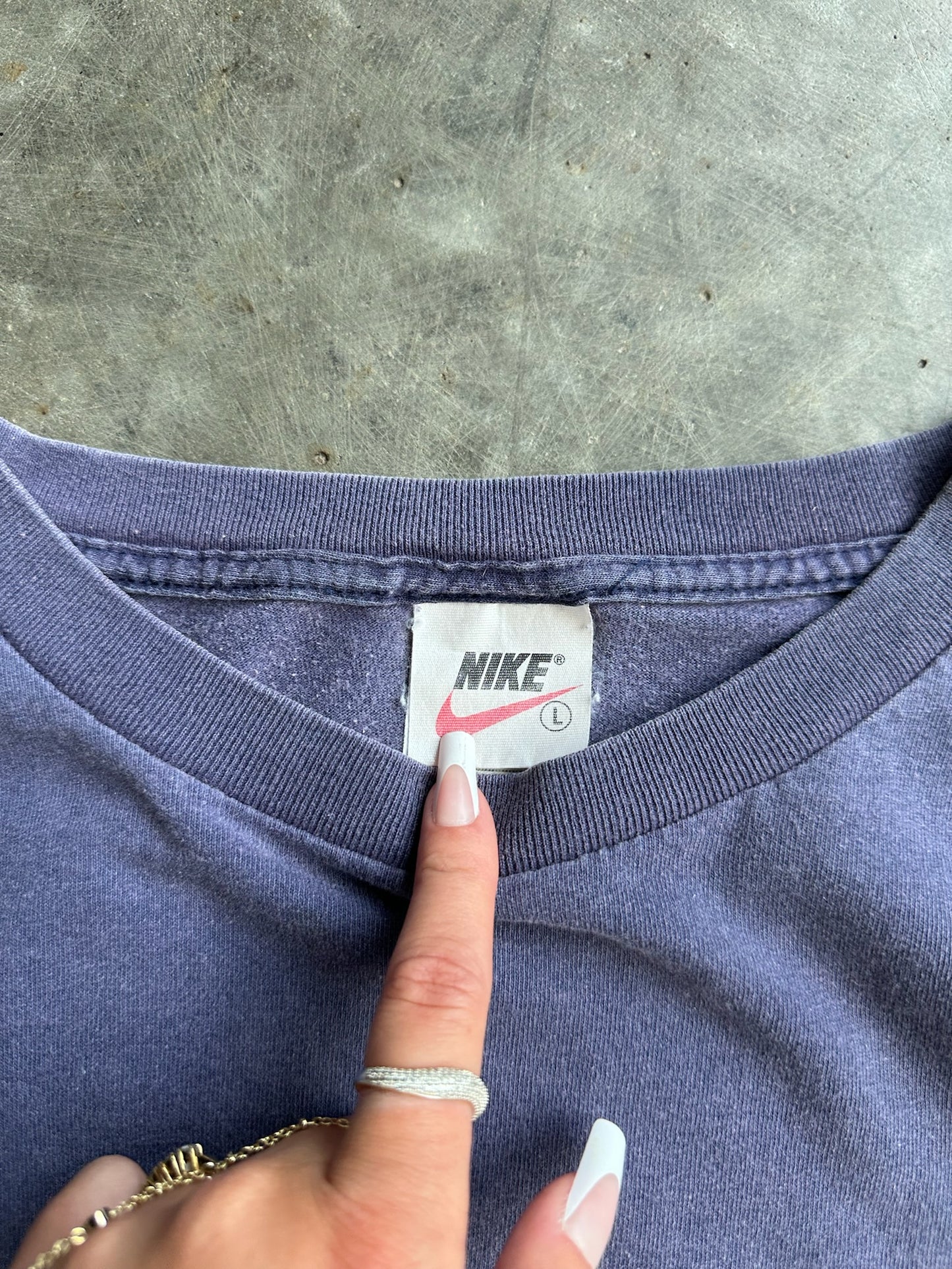 Vintage Purple Nike Shirt - L