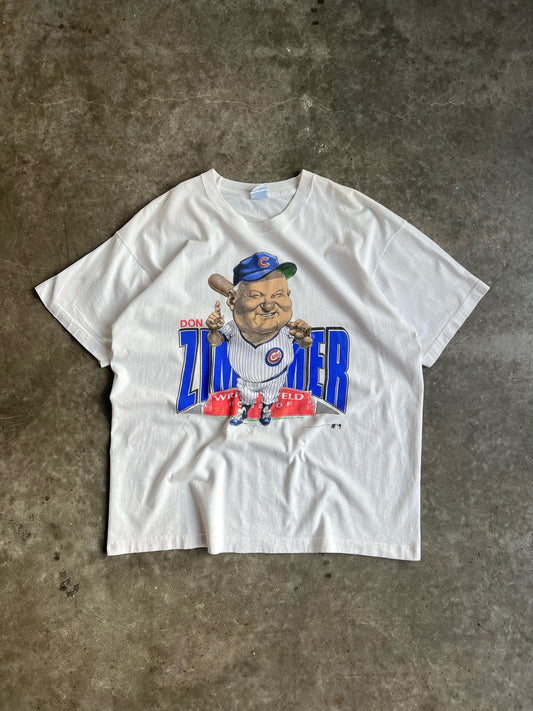 Vintage ‘89 Single Stitch Don Zimmer Cubs Shirt - XL