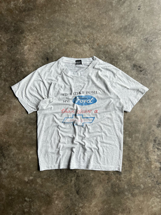 Vintage Faded Ford & Chevrolet Shirt - L