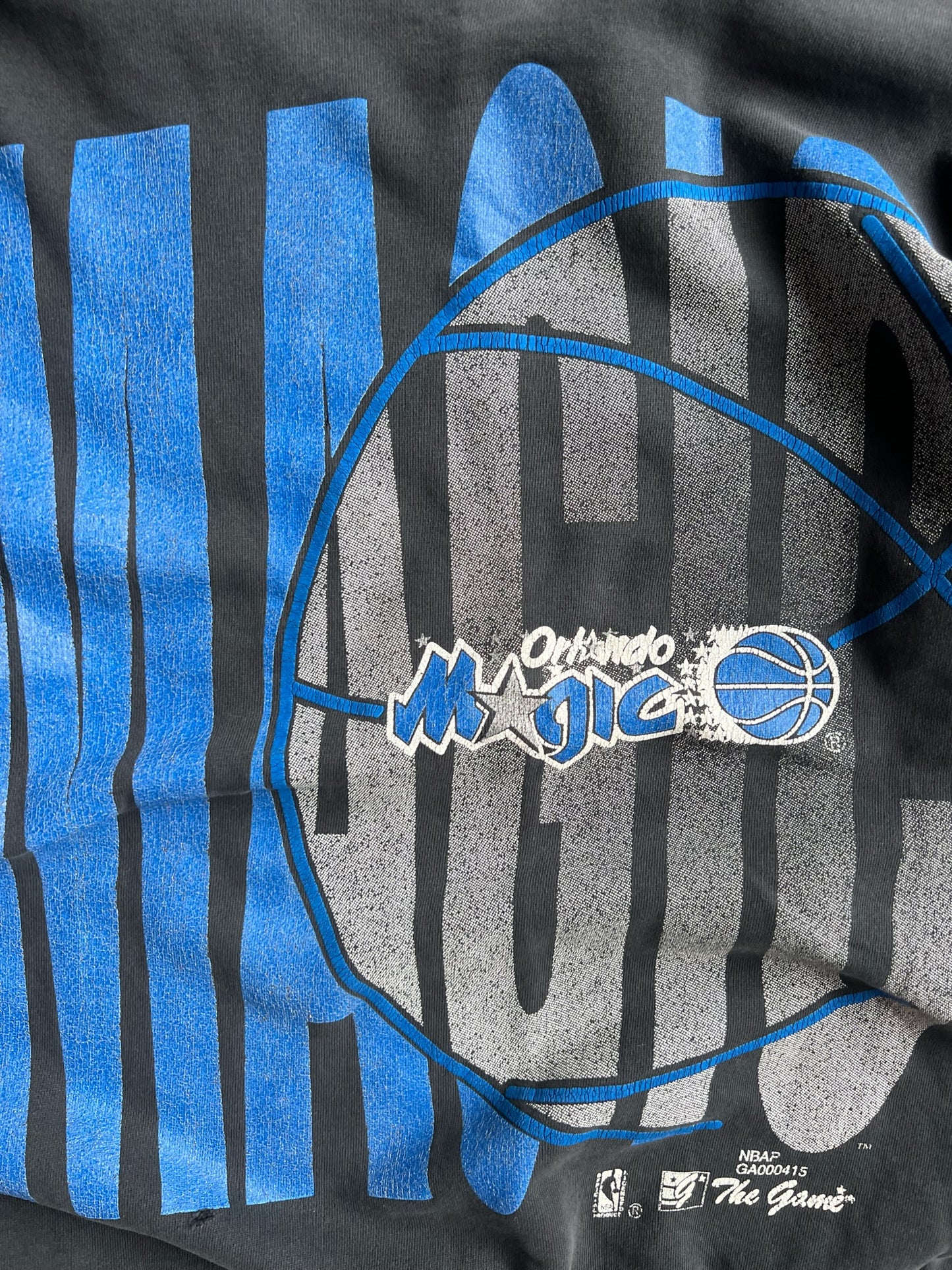 Vintage Black Orlando Magic Crew - M