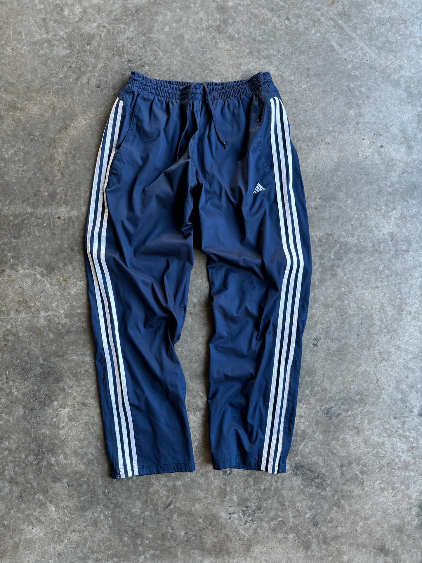 Vintage Navy Adidas Track Pants - L