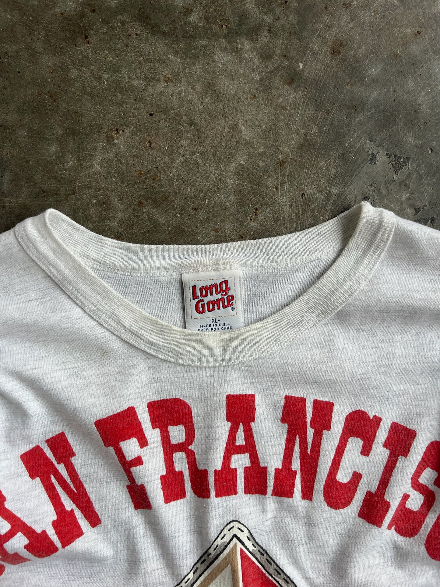 Vintage San Francisco 49ers Single Stitch Long Gone Shirt - XL