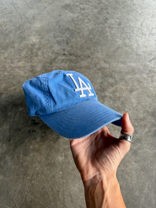 Vintage Distressed Blue LA Dodgers Adjustable Hat