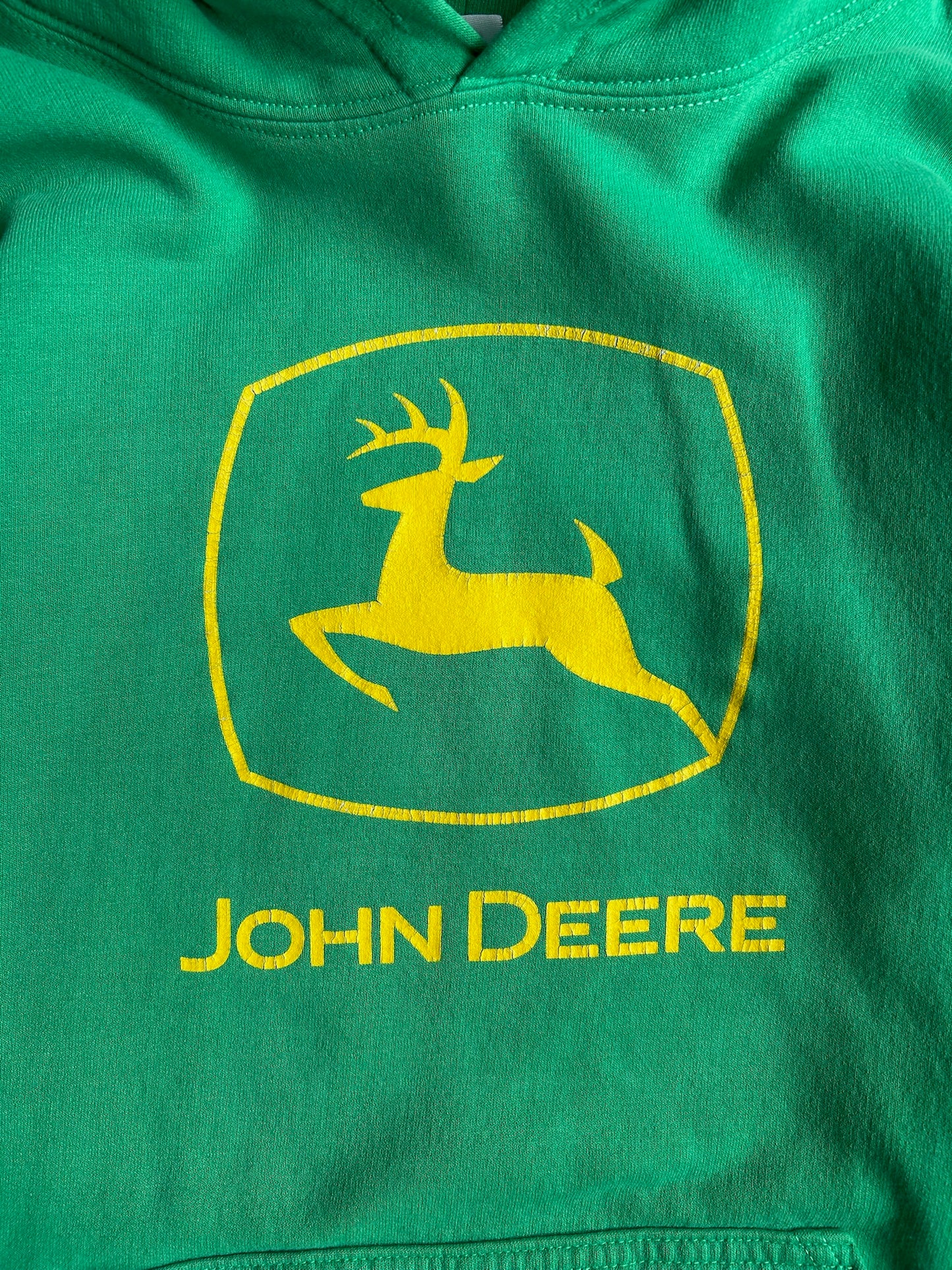 Vintage Green John Deere Hoodie - L