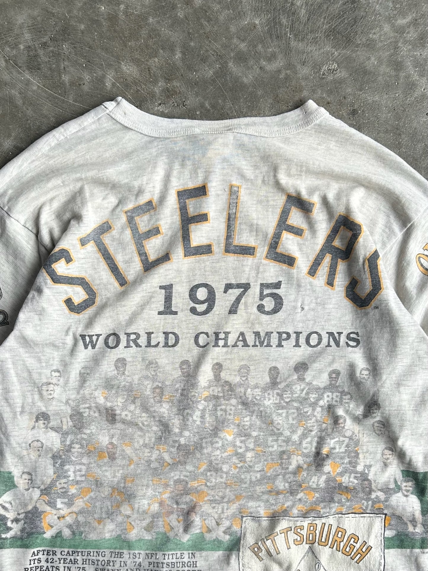 Vintage Pittsburgh Steelers Long Gone Shirt - L