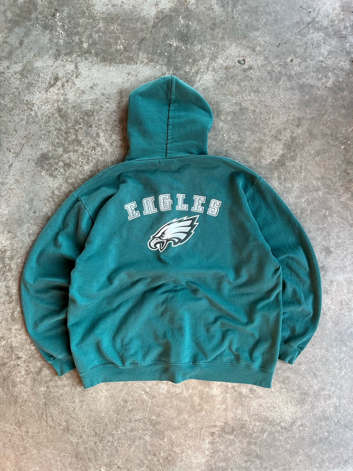 Vintage Philadelphia Eagles Zip Up - XL