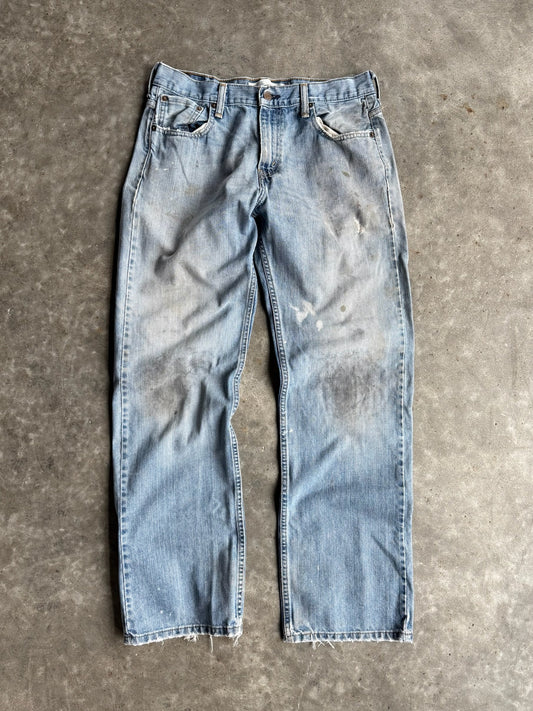 Vintage Light Wash Distressed Levi’s Denim Pants - 34