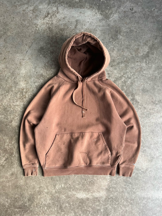 Vintage Brown Russell Hoodie - L