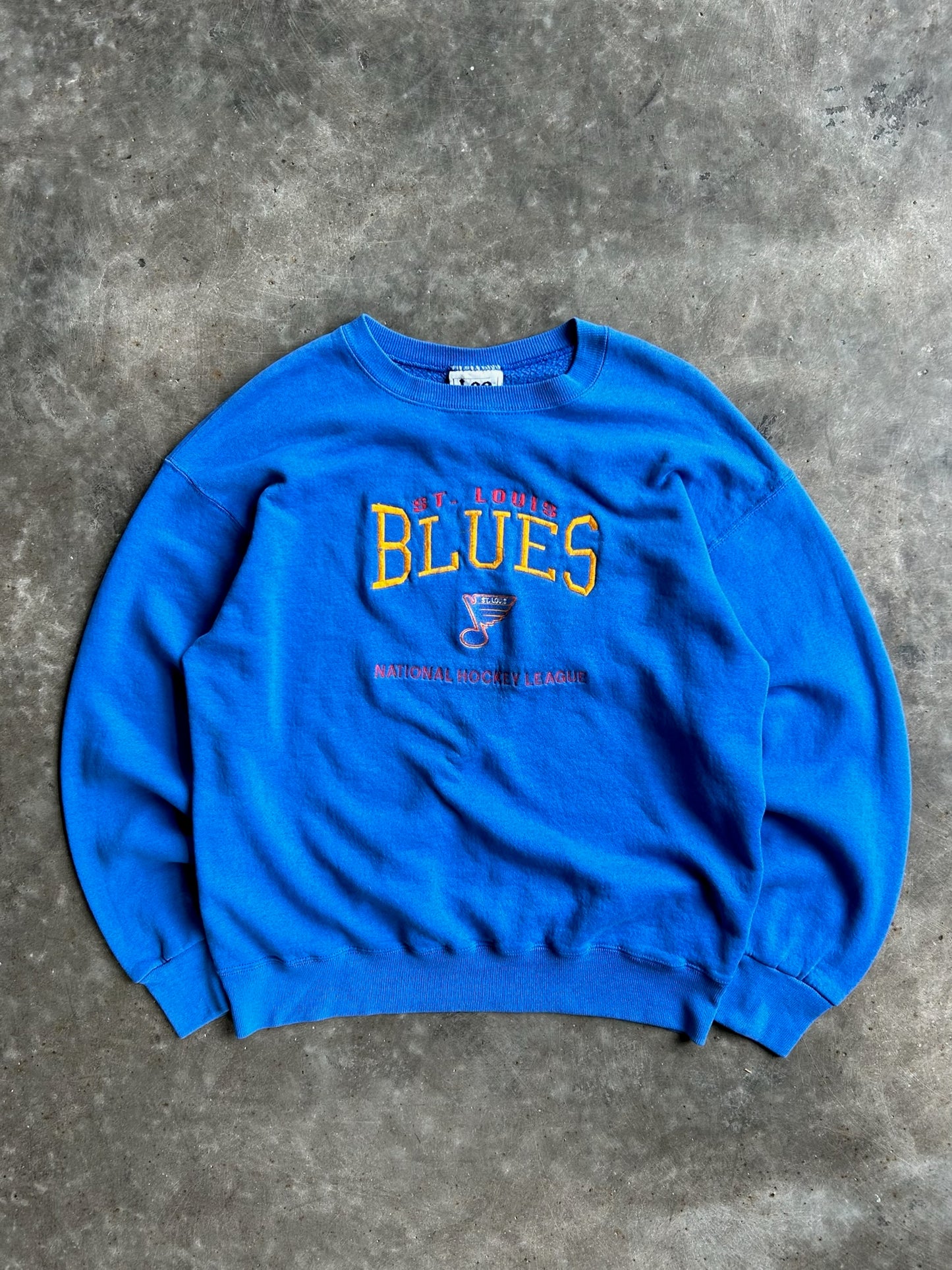 Vintage St Louis Blues NHL Crew - L