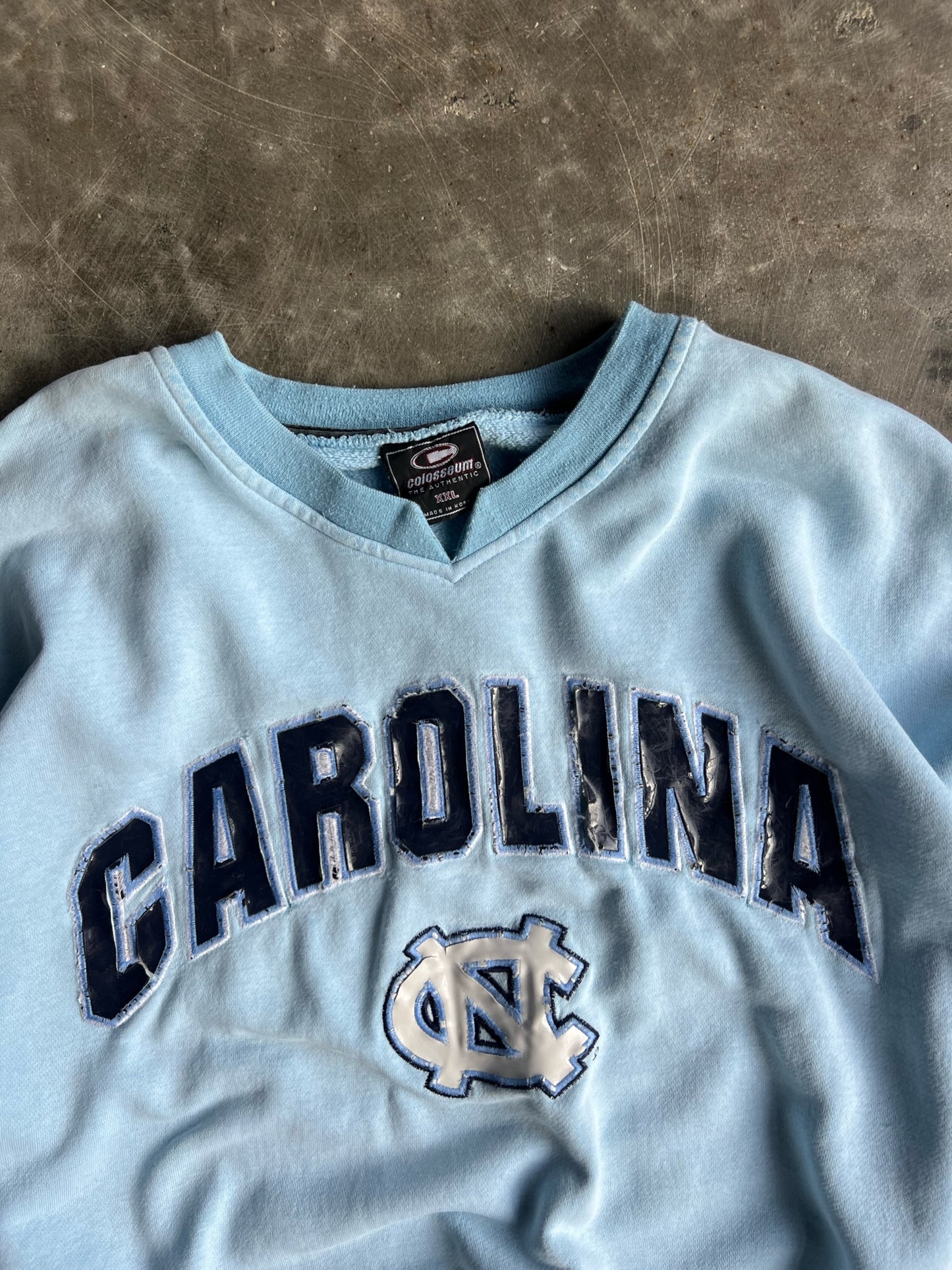 Vintage Baby Blue North Carolina Crew - XXL