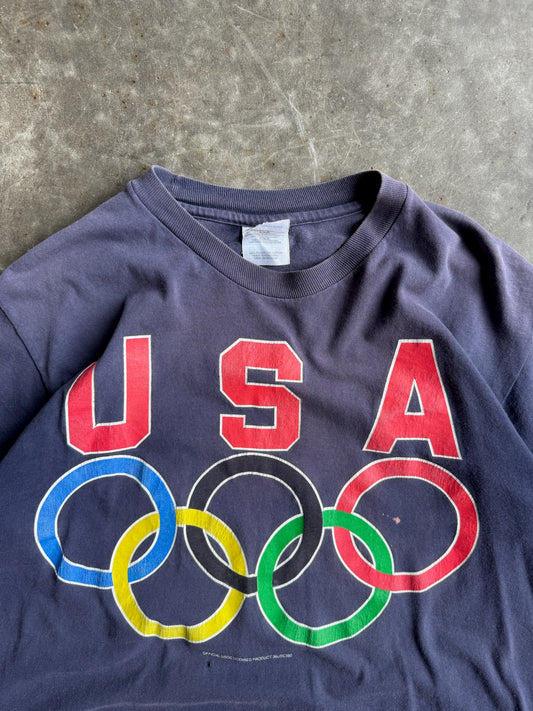 Vintage Navy USA Olympic Shirt - M