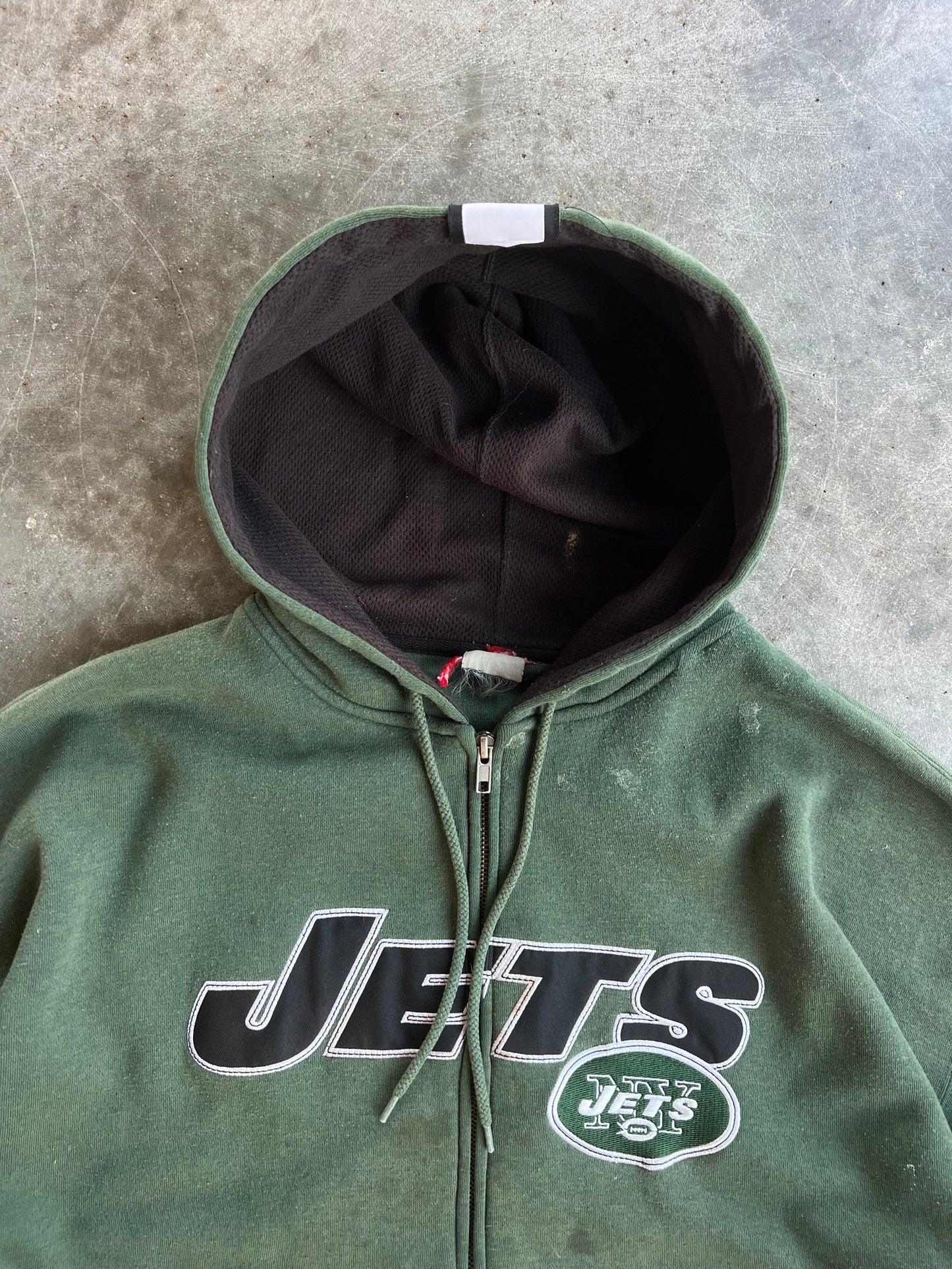 Vintage New York Jets Zip-Up - XL