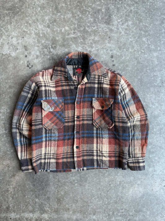 Vintage Town Trail Brown/Blue/Red Flannel - M