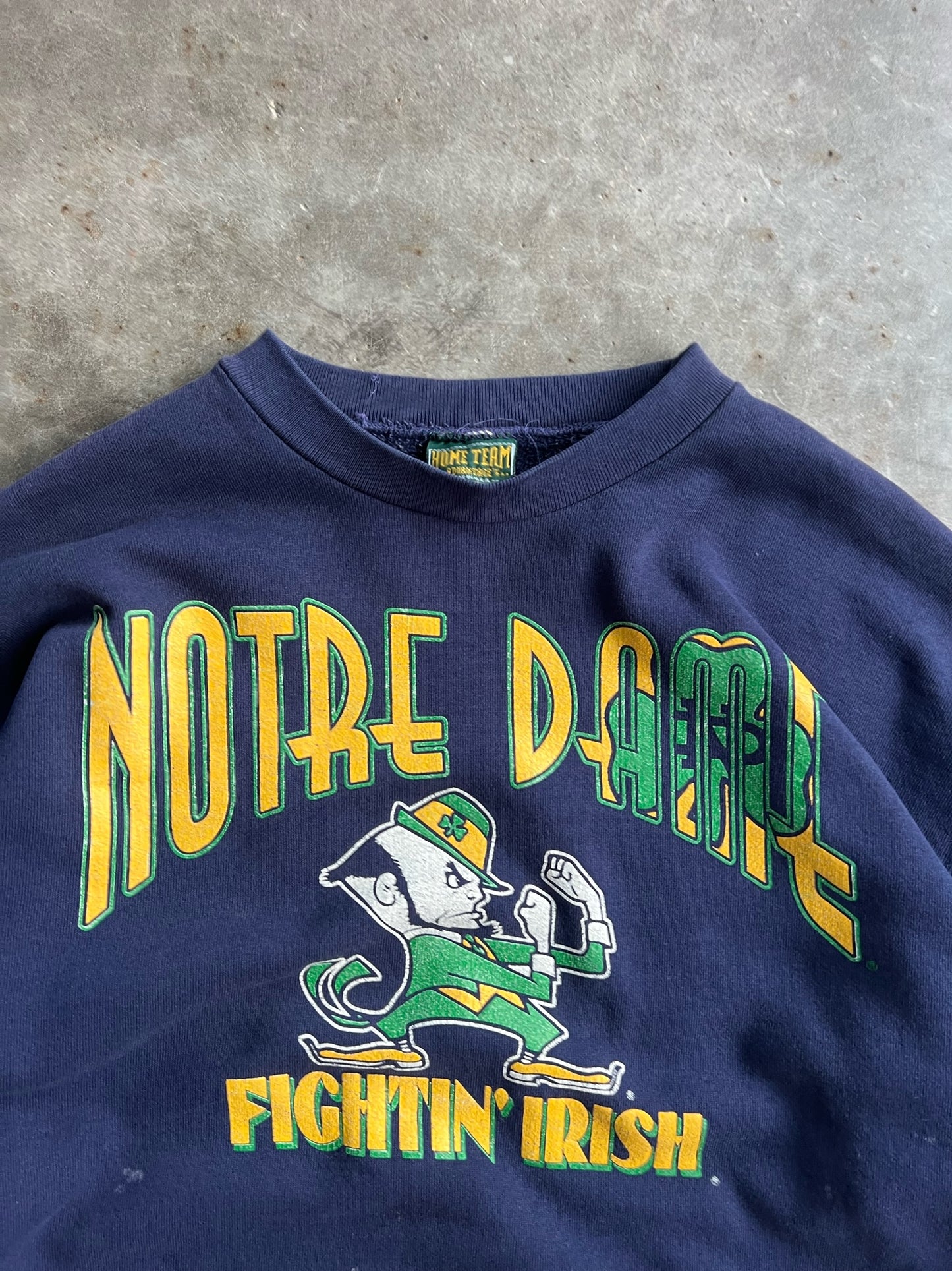 Vintage Notre Dame Fighting Irish Crew - XL