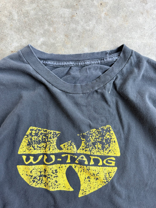 Vintage Faded Black Wu-Tang Tee - XL