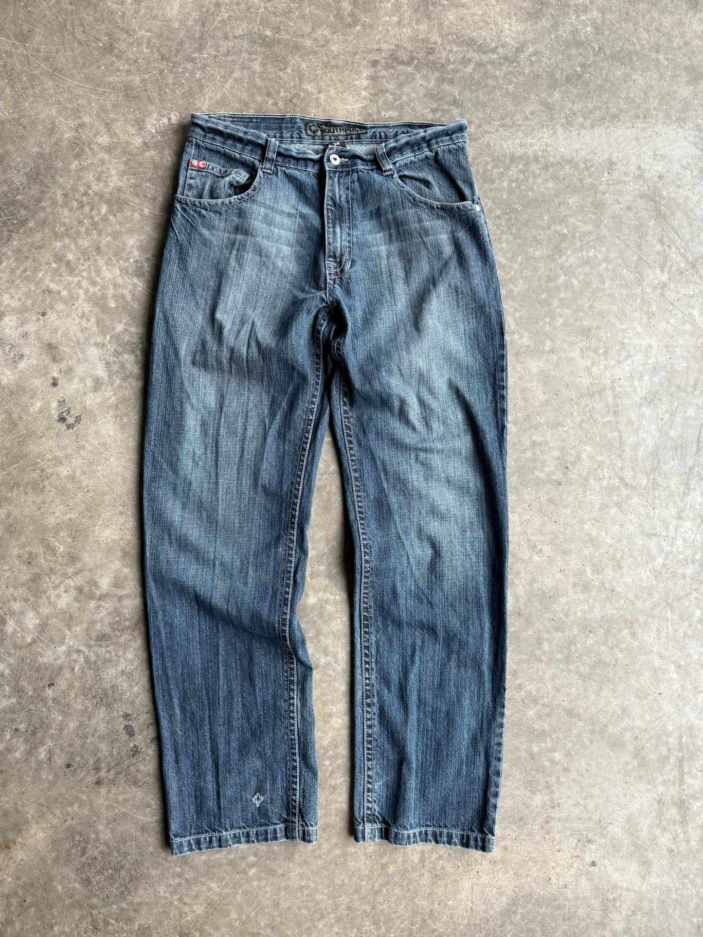 Vintage Dark Wash South Pole Denim Pants - 34