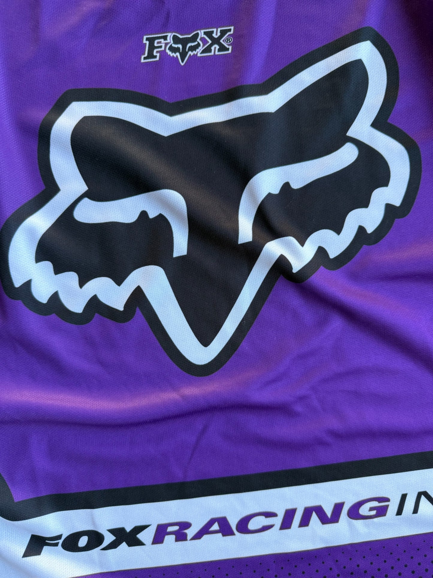 Vintage Purple Fox Racing Jersey - XL