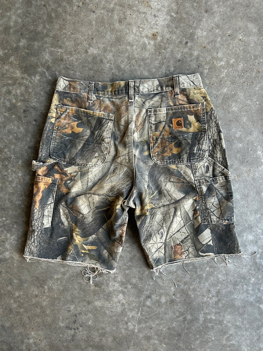 Vintage Camo Carhartt Carpenter Shorts - 36