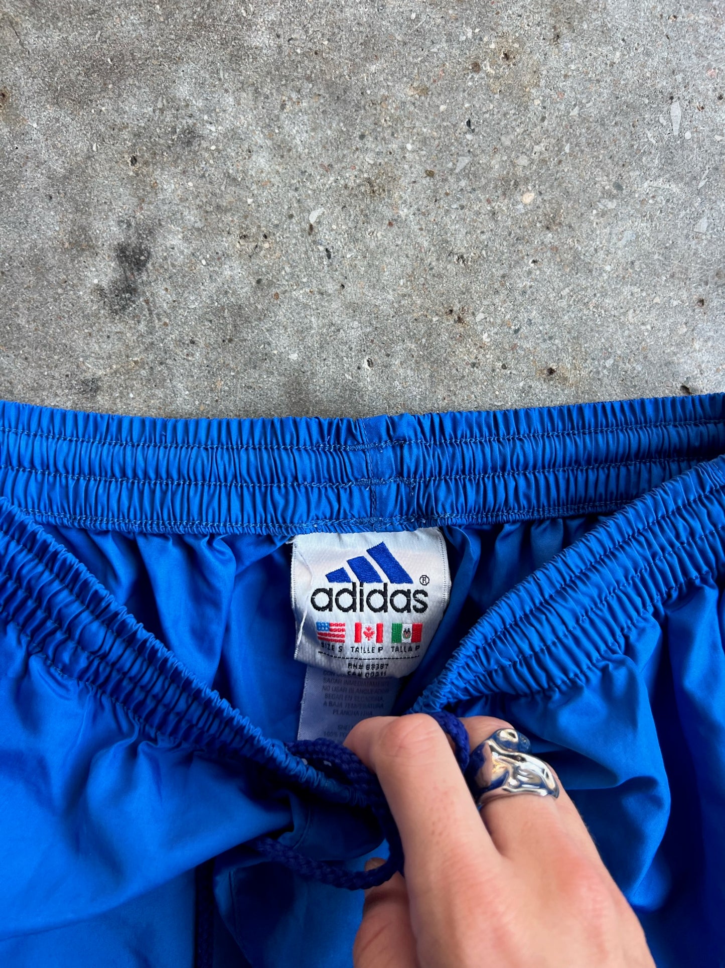 Vintage Royal Blue Adidas Track Pants - S