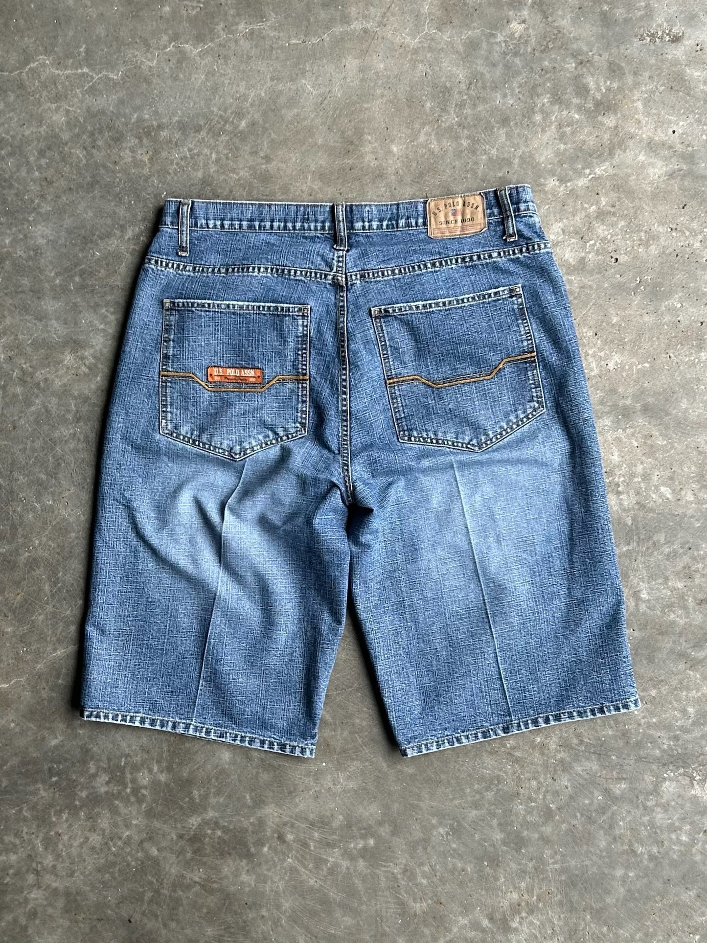 Vintage Dark Wash Ralph Lauren Polo Denim Shorts - 35