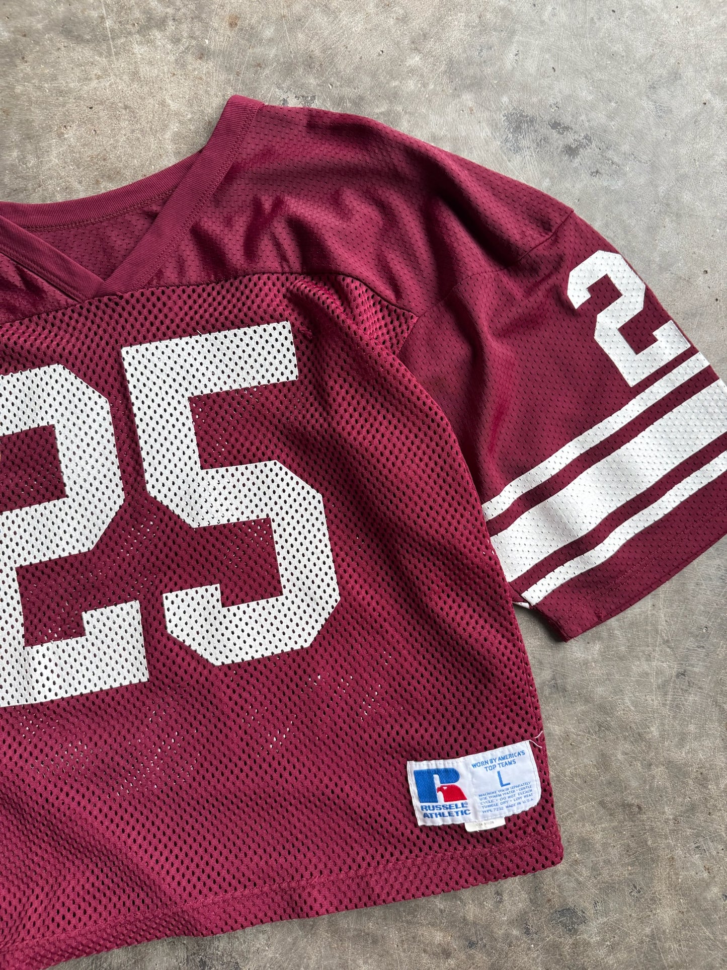 Vintage Maroon Russell Athletic Jersey - L