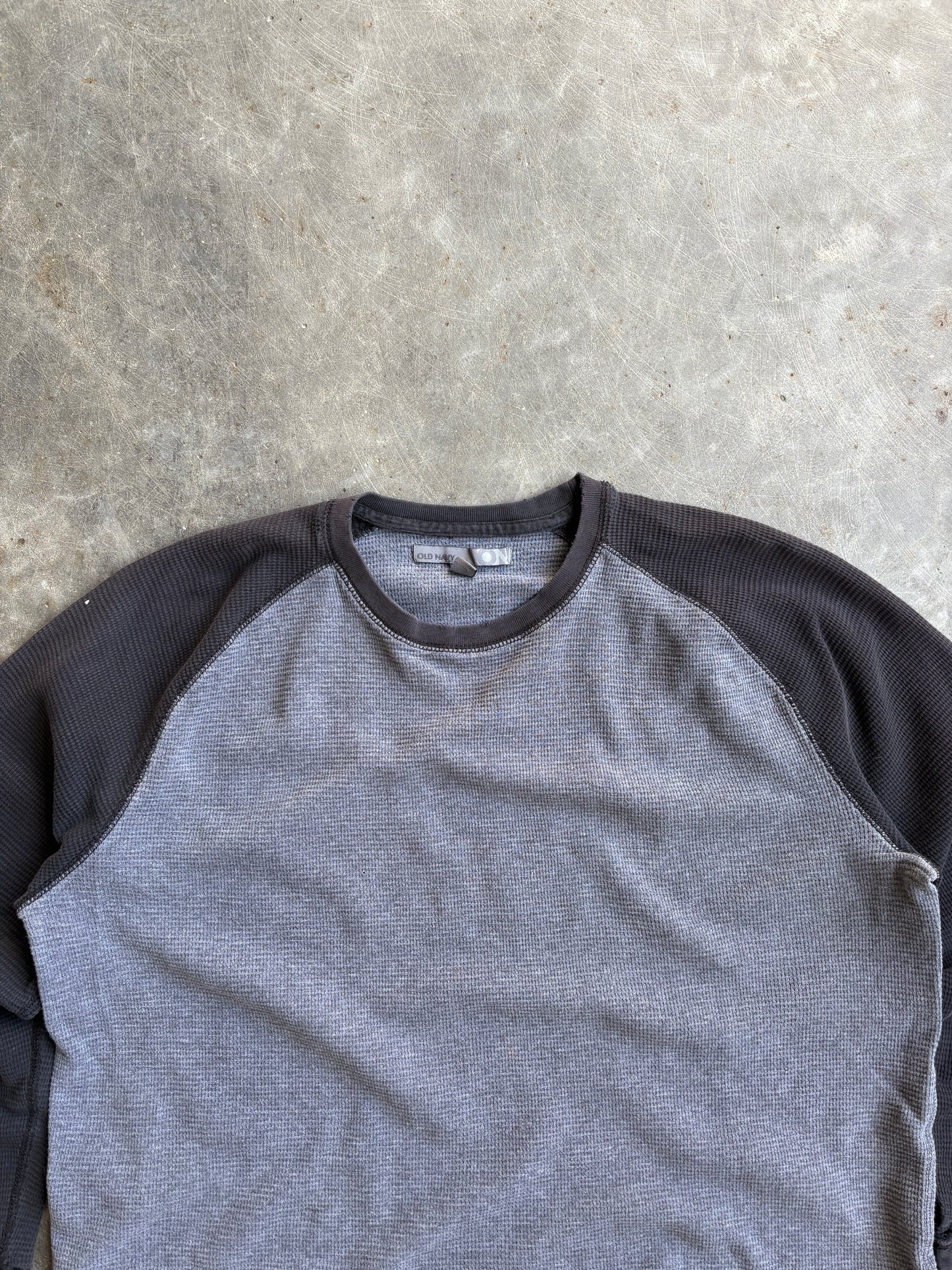 Vintage Grey Old Navy Thermal - L