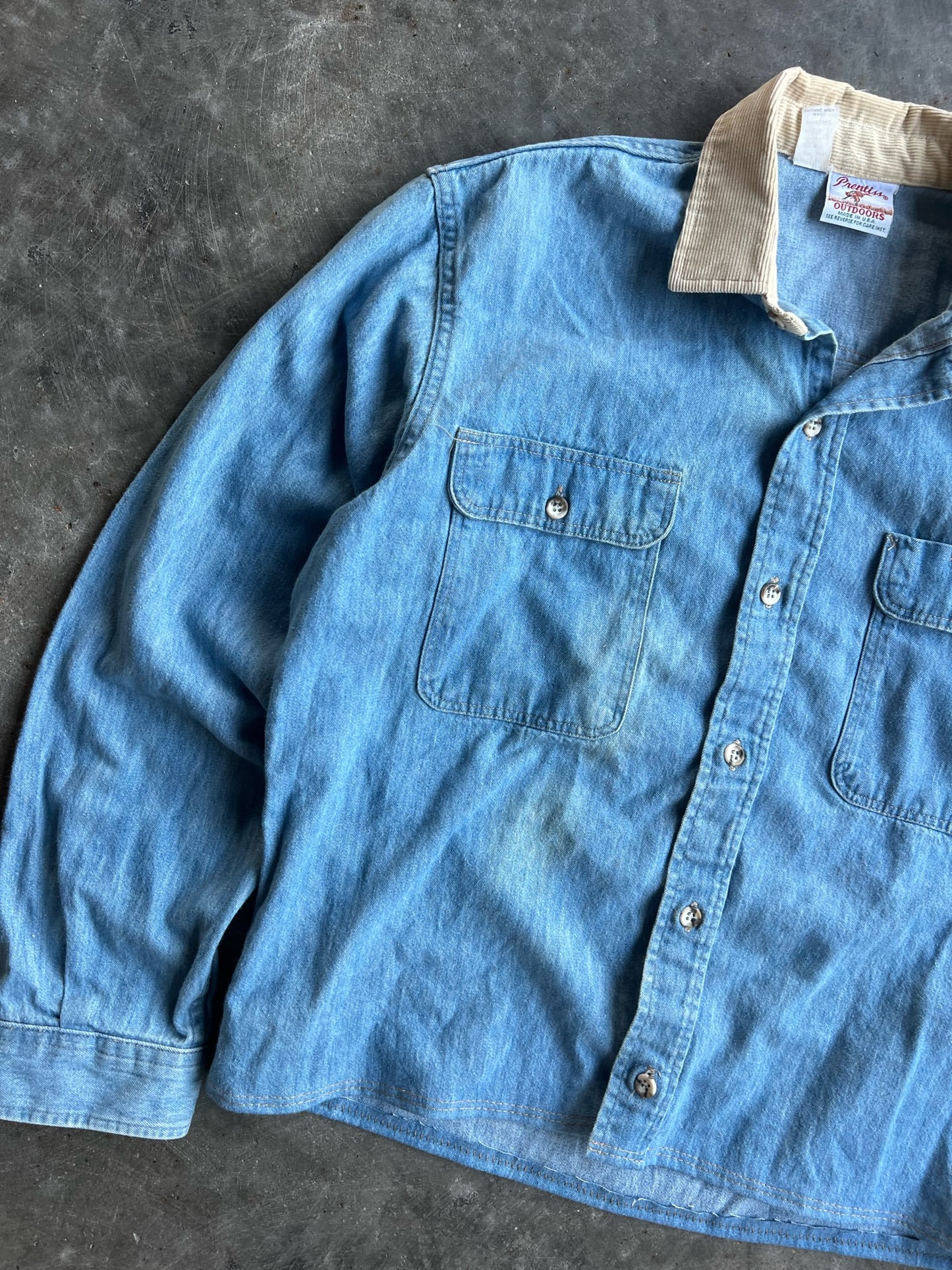 Vintage Prentiss Denim Top- M