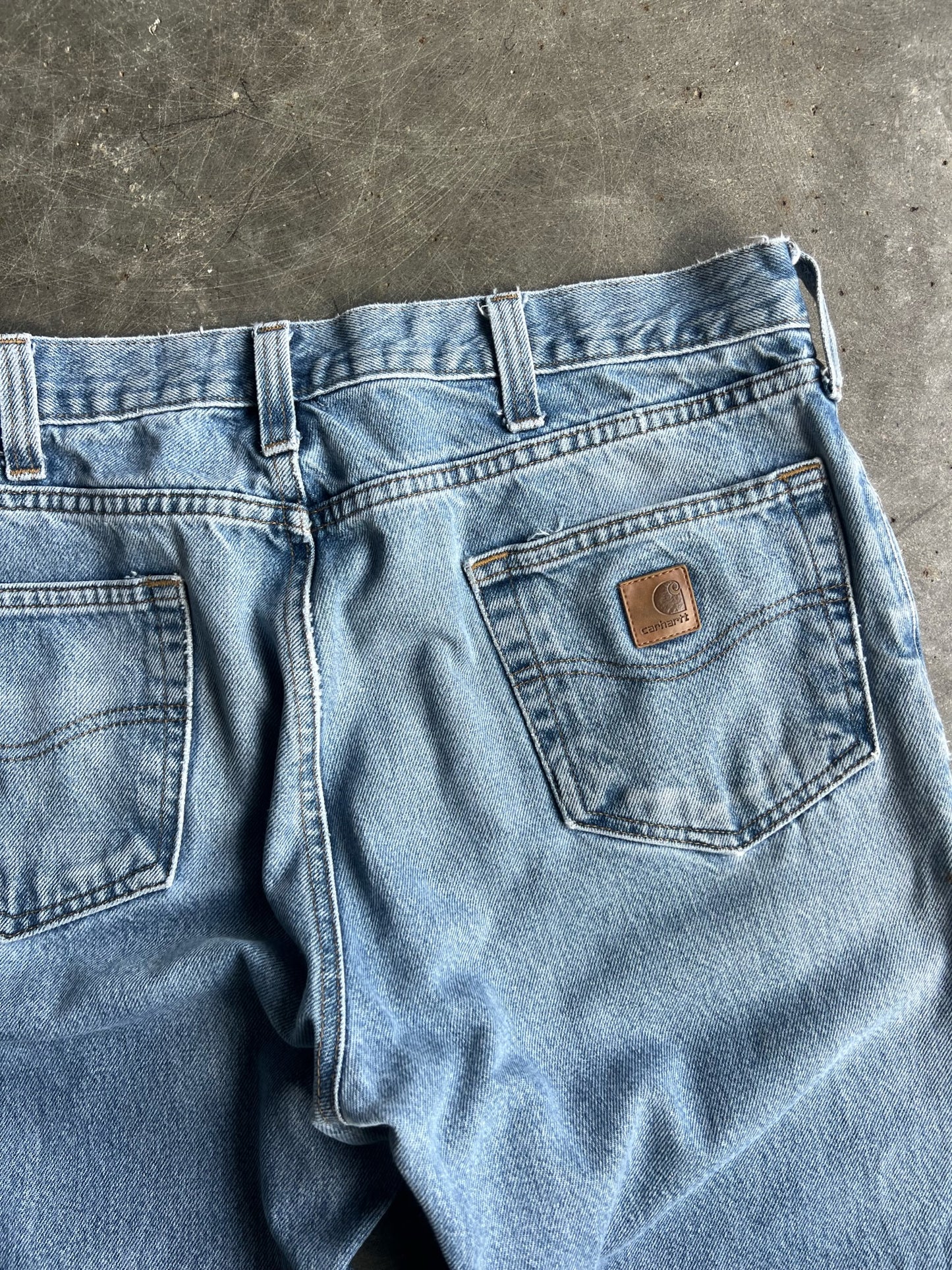 Vintage Medium Wash Carpenter Pants - 34